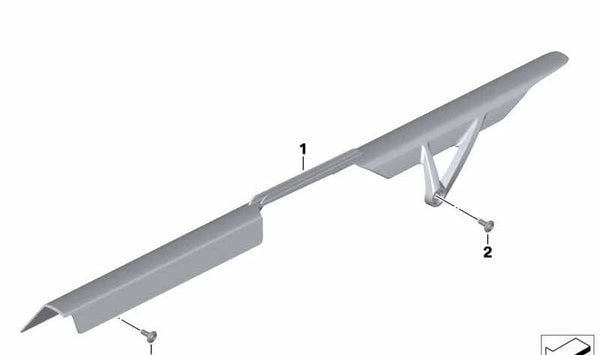 Protector de cadena OEM 46627717032 para BMW Motorrad S 1000 XR (SK49, 2015–2019). Pieza original BMW Motorrad.