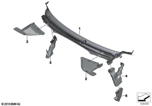Patchaguas Cover Teil 2 für BMW F95, G05, G18, F96, G06, G07, G09 (OEM 51717434881). Original BMW.