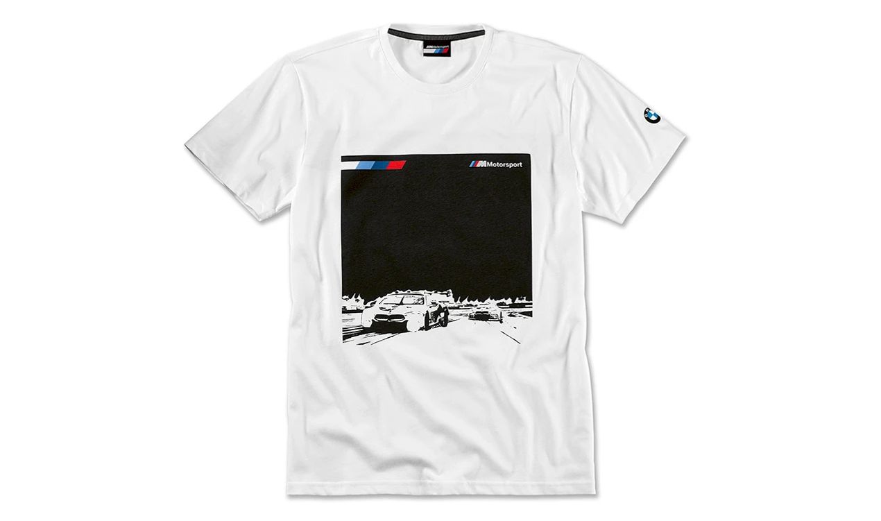Camiseta oficial BMW Motorsport M con diseño gráfico. Original BMW.
