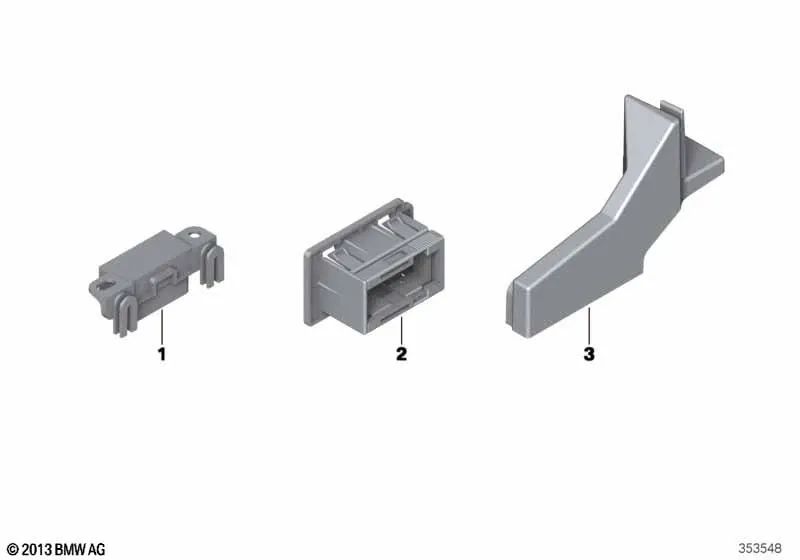 OBD Support Driver's Pit for BMW i I01, I01N (OEM 61139293276). Original BMW