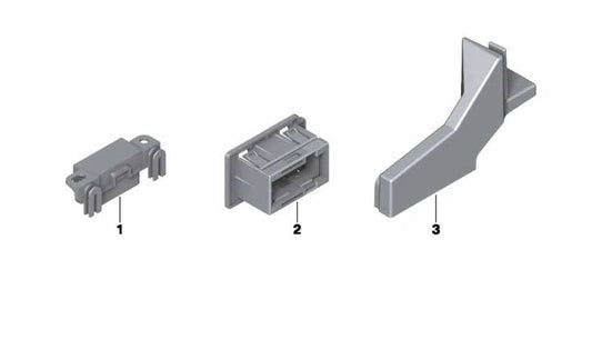 Soporte OBD para reposapiés del conductor OEM 61139290825 para BMW i3 (I01). Original BMW.
