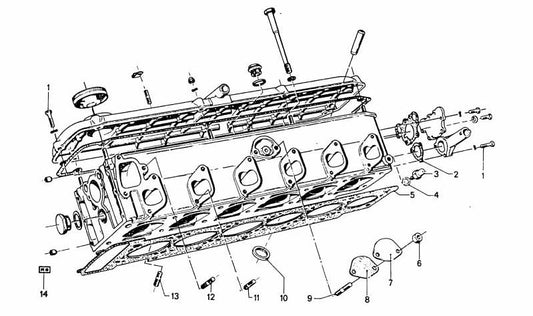 Junta de culata sin amianto OEM 11121730745 para BMW E12, E28, E24, E23. Compatible con motores M30. Original BMW.