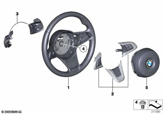 Anello del volante sportivo per BMW Z4 E89 (OEM 32306794924). BMW originale