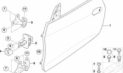 OEM Protective Cover 51218177670 for BMW E81, E82, E87, E88, E46, E90, E91, E92, E93, E39, E60, E61, F07, F10, F11, F18, E63, E64, E38, E65, E66, E84, E84, E83, F25, F25, F25, F25, F25, F25, F25, F25, F25, E70, E71, E72, E85, E86. BMW original.