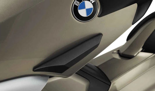 Almohadillas de choque OEM 77038555385 para BMW C 650 GT (K19) delantero y trasero. Original BMW Motorrad.