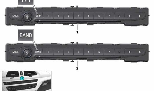 Unidade de controle de áudio para BMW X3 F97, G01, G08, X4 F98, G02 (OEM 64119495279). BMW original