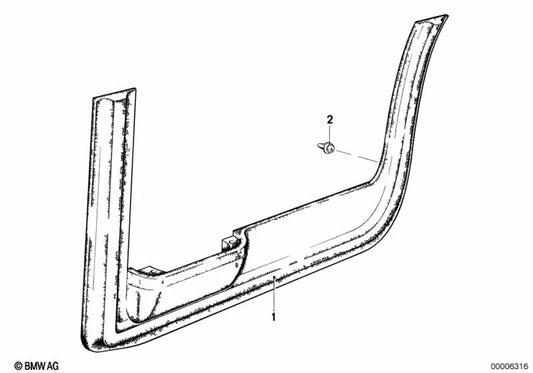 BMW Clamp 7 E23 (OEM 51411852750). Original BMW.