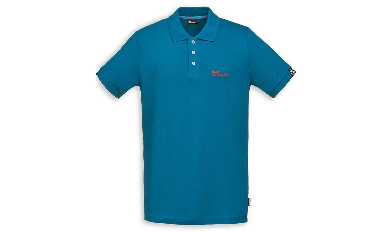 Polo azul talla S OEM 76615A81461 para hombre, colección Tour 2024, con logo BMW Motorrad en el pecho. Para todas las motos BMW. Original BMW Motorrad.