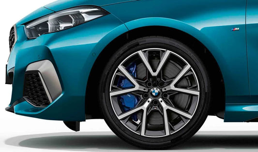 Alloy tire M Performance Y-Spoke 553 OEM 36118092355 for BMW F40, F44. Original BMW.