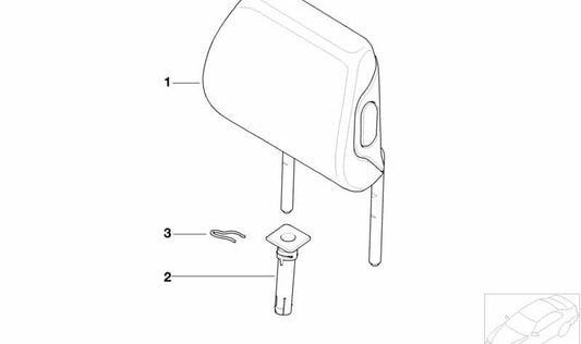Arandela elástica OEM 52108132021 para BMW E36, E46, E39 y X5 E53. Pieza original BMW.