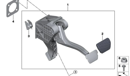 Tornillo hexagonal 8x30 OEM 07119909793 para BMW G90, G99, i20 (incl. iX xDrive50, xDrive40). Compatible con componentes como pedalera automática y refuerzos de carrocería. Pieza original BMW.