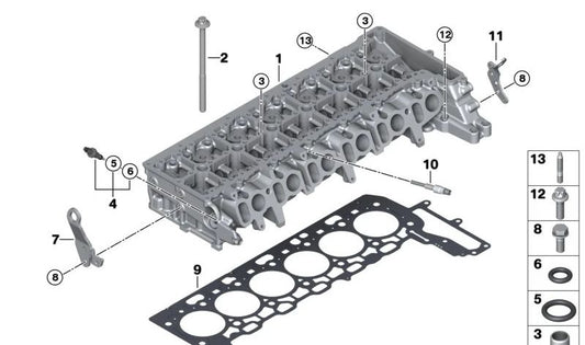 Tornillo de cierre OEM 13628593629 para BMW G30, G31, G32, G11, G12, G01. Original BMW.