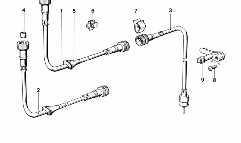 Fondo di tachicowelle per BMW E21, E12, E24 (OEM 62121359333). BMW originale