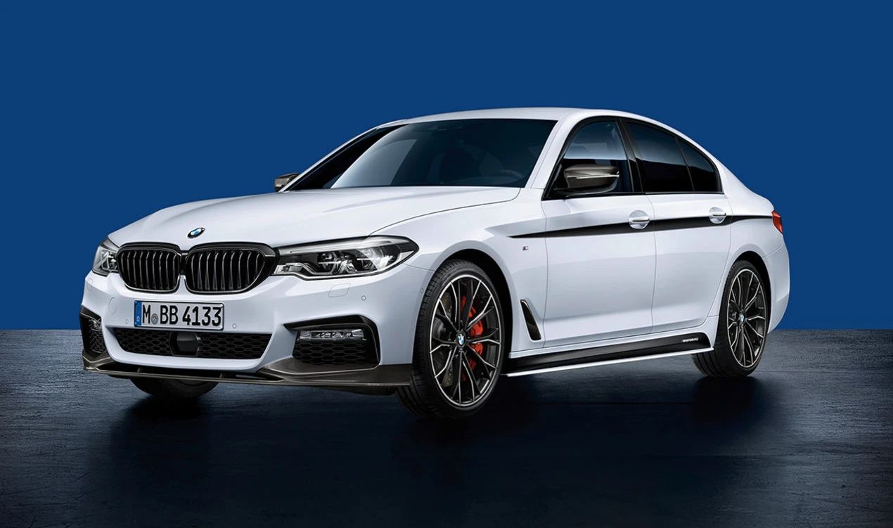 Aplical frontal de carbono M Performance para BMW Serie 5 G30, G31 (OEM 51192414137). Original BMW