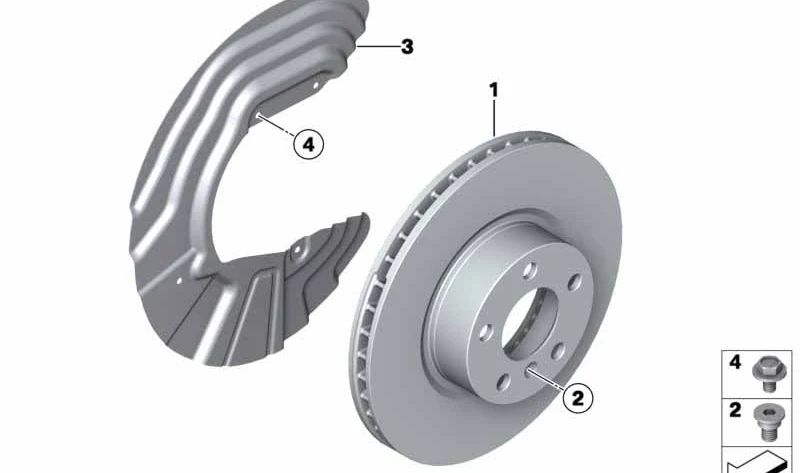 Guardabarros derecho OEM 34106870616 para BMW F26. Pieza original BMW.