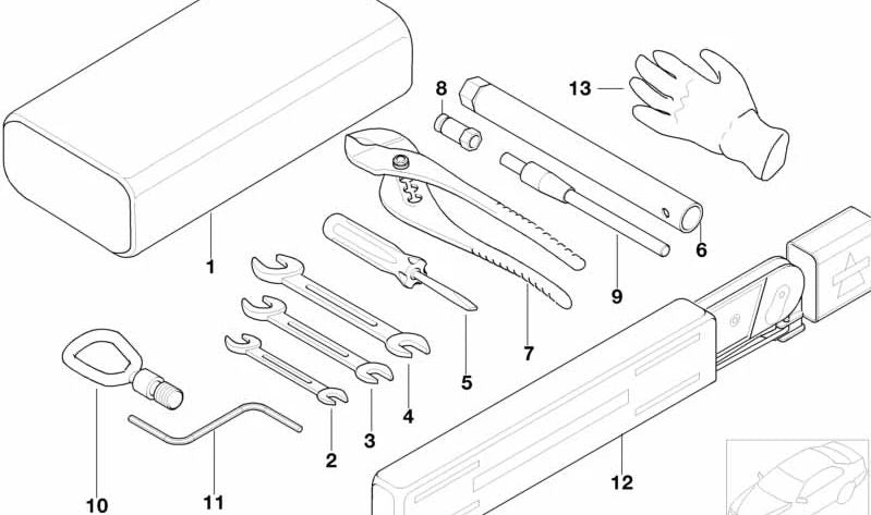 Stift for BMW 3 Series E21, E30, E36, 5 Series E12, E28, E34, E39, 7 Series E23, E32, E38, 8 Series E31, Z8 E52 (OEM 71111093774). Genuine BMW.