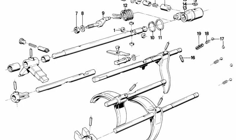 Druckfeder für BMW E30, E12, E28, E24, E23 (OEM 23311204513). Original BMW