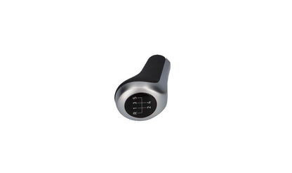Pomo de cambio 5 marchas en cuero OEM 25117536019 para BMW E87, E36, E39, E53, Z3, E85. Acabado cromo perlado. Original BMW.