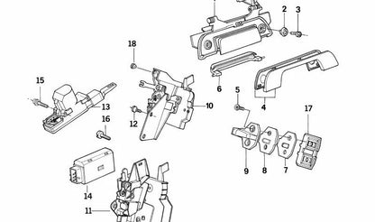 Manilla exterior izquierda OEM 51228138951 para BMW E34. Original BMW.