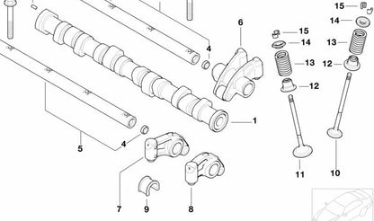 Válvula de admisión OEM 11347513019 para MINI R50, R52, R53. Compatible con motores W10 en versiones One y Cooper (2001–2008). Original MINI.