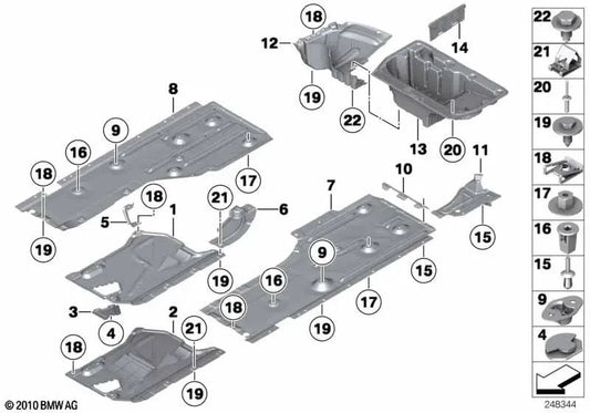 Bandeja de bagagem multifuncional para BMW E84 (OEM 51712990101). BMW original.