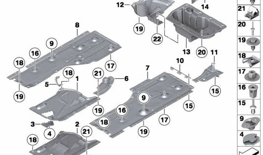 Separador compartimento maletero OEM 51712991167 para BMW X1 E84. Organizador multifunción para el maletero. Original BMW.