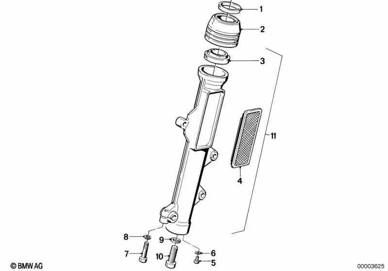 Sentido no BMW R248 (OEM 31421237213). BMW original