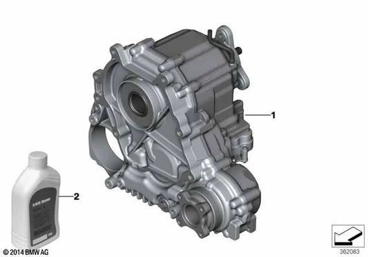 Transfer case RP for BMW E84 (OEM 27107643748). Original BMW