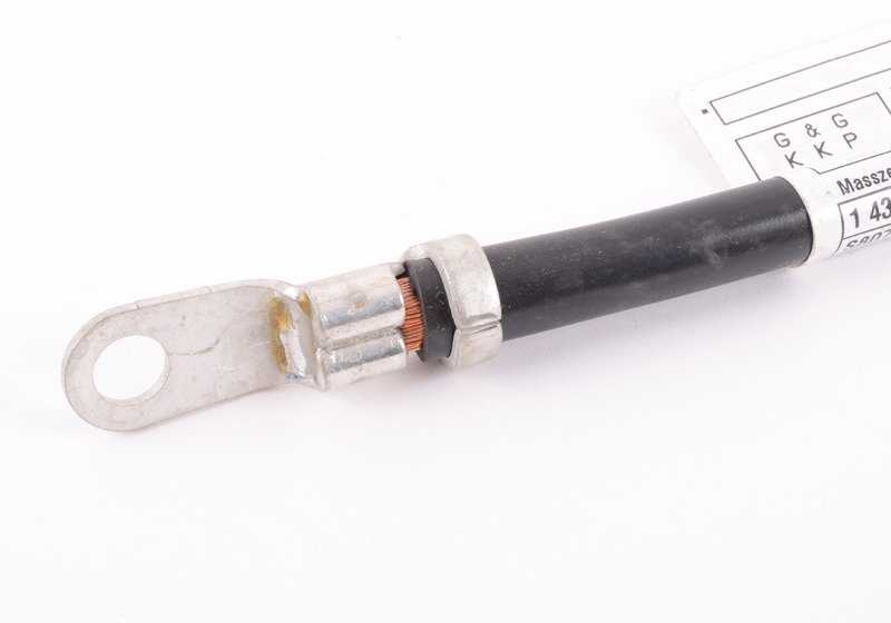 Cable de batería negativo OEM 12421436907 para BMW Serie 7 (E38). Original BMW.