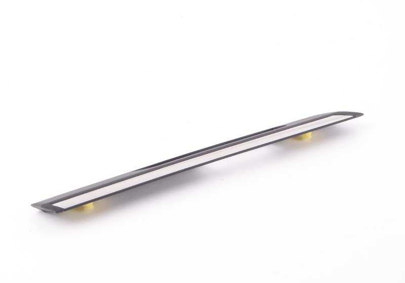 Moldura lateral delantera izquierda OEM 51138165219 para BMW E38. Original BMW.