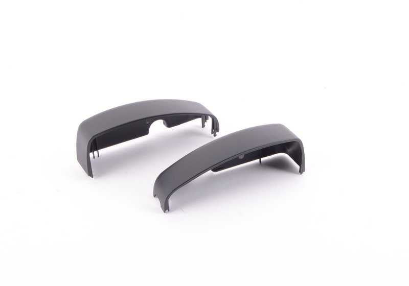 Juego de cubiertas para la base del espejo para BMW E46, E60, E61, E63, E65, E66, E83, E53, E85, E86 (OEM 51167117763). Original BMW.