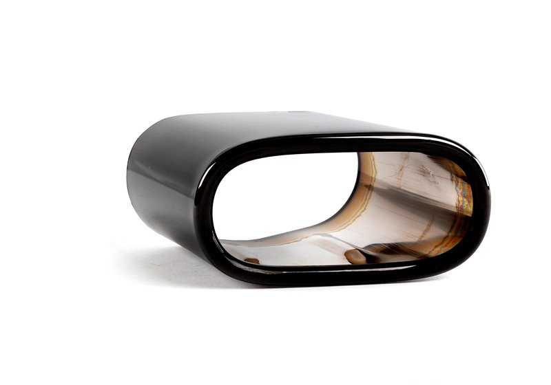 Embellecedor de salida de escape negro OEM 82129405005 para BMW E36 y Z3. Original BMW.