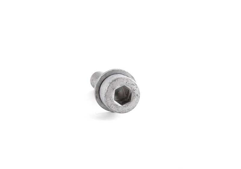 Cylindrical screw with washer for BMW series 1 E81, E82, E87, E88, series 3 E36, E46, E90, E91, E92, E93, Series 5 E34, E39, E60, E61, Series 6 E63, E64, Series 7 E32, E38, E65, Series 8 E31, X1 E84. E83, F25, X4 F26, X5 E53, E70, F15, X6 E71, F16, Z4 E8