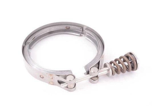 Blanc d'échappement V-Band OEM 18207793677 pour BMW E90, E91, E92, E93, E60, E61, E63, E64, E65, E66, E83, E70, E71. BMW d'origine.