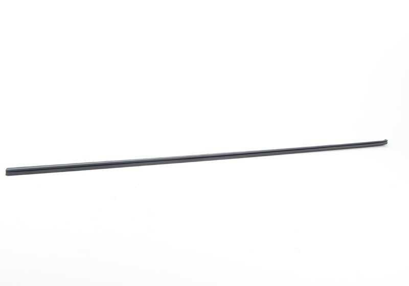 Left outer window channel seal for BMW E31 (OEM 51211970063). Original BMW