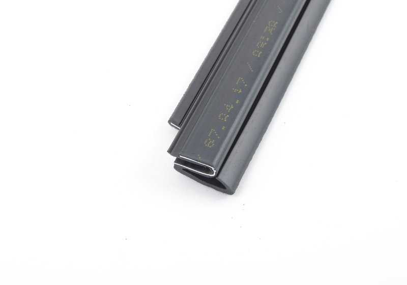 Left outer window channel seal for BMW E31 (OEM 51211970063). Original BMW