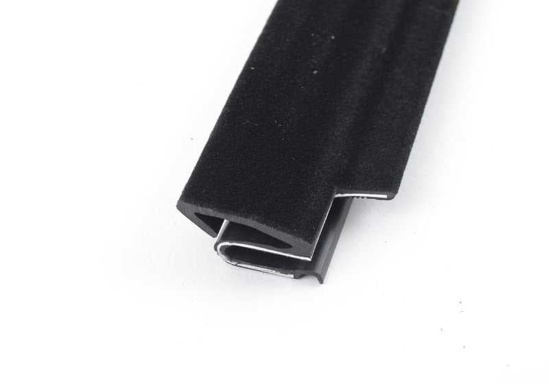 Left outer window channel seal for BMW E31 (OEM 51211970063). Original BMW