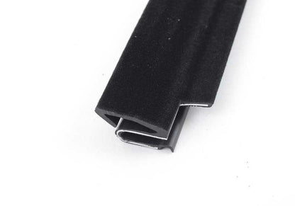Left outer window channel seal for BMW E31 (OEM 51211970063). Original BMW