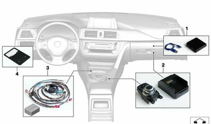 Cableado eléctrico OEM 65902410426 para BMW F20, F21, F22, F23, F45, F46, F30, F31, F34, F32, F33, F36, F10, F11, F48, F25, F26. Original BMW.
