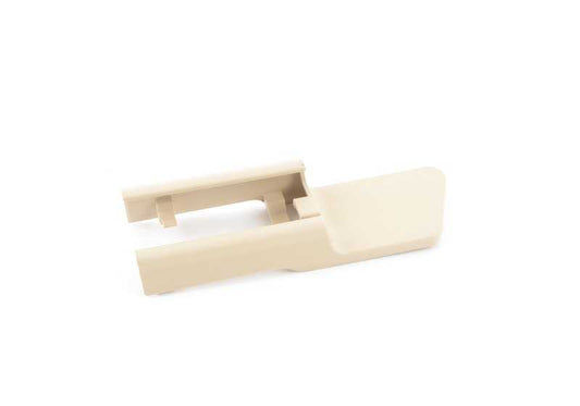 Tapa embellecedora guía asiento trasera derecha OEM 52107348338 para BMW X5 F15 {sDrive25d, xDrive25d, xDrive28i, xDrive30d}. Original BMW.