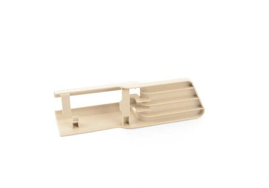 Tapa embellecedora guía asiento trasera derecha OEM 52107348338 para BMW X5 F15 {sDrive25d, xDrive25d, xDrive28i, xDrive30d}. Original BMW.