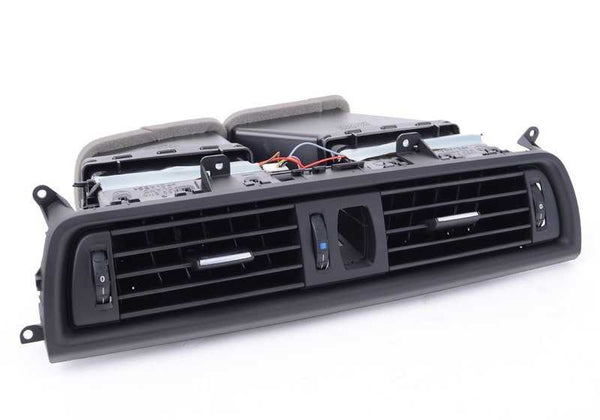 Rejilla de ventilación central OEM 64229166885 para BMW F10, F11, F18. Original BMW.