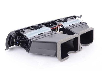 Rejilla de ventilación central OEM 64229166885 para BMW F10, F11, F18. Original BMW.