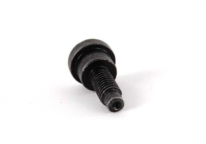 Tornillo con reborde OEM 51477130768 para BMW E81 (116d, 116i) en varias versiones. Usado en paneles del maletero y revestimientos internos. Original BMW.