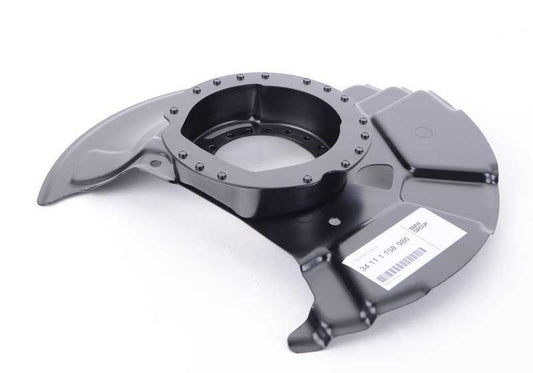 Protector de freno delantero derecho OEM 34111158986 para BMW E36 y Z3. Pieza original BMW.