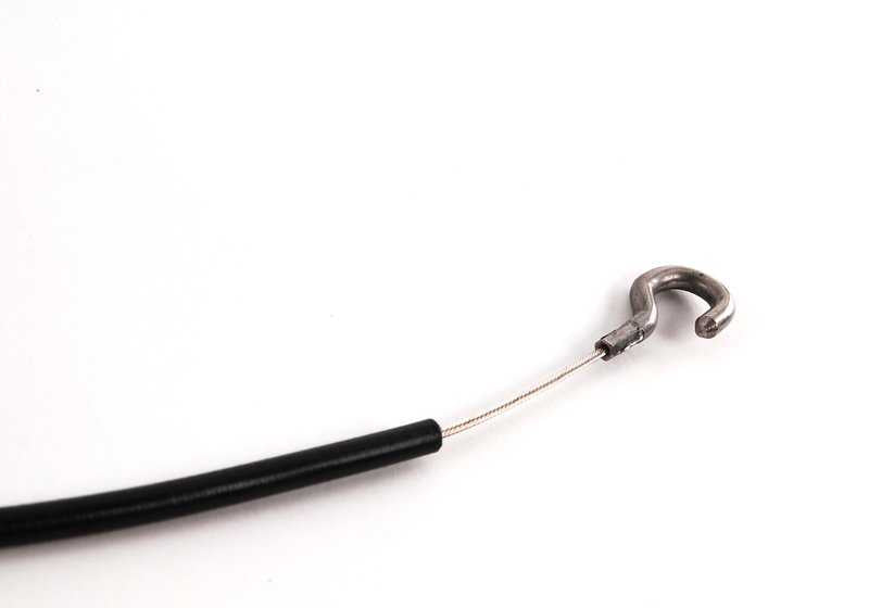 Cable Bowden apertura puerta delantera izquierda OEM 51218215697 para BMW E38. Original BMW.