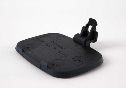 Tapa gancho remolque imprimada OEM 51127042708 para BMW E65, E66. Recambio original BMW.