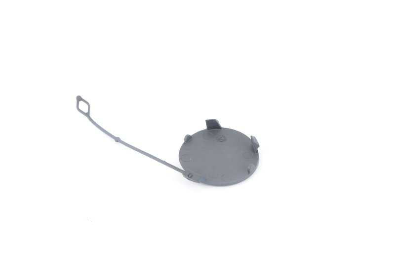 Tapa remolque delantera izquierda imprimada OEM 51118037269 para BMW E70, E71. Original BMW.