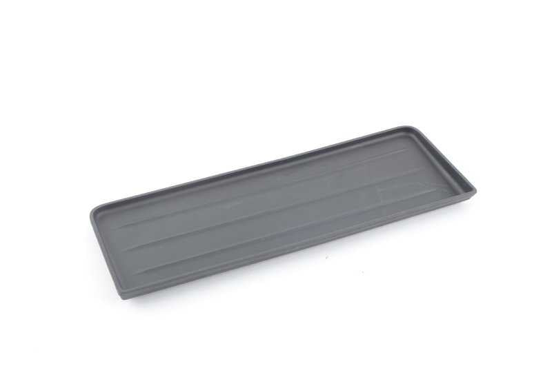 Alfombrilla insertable para hueco consola central OEM 51169323678 para BMW F30, F31, F34, F32, F33, F36, F82. Original BMW.