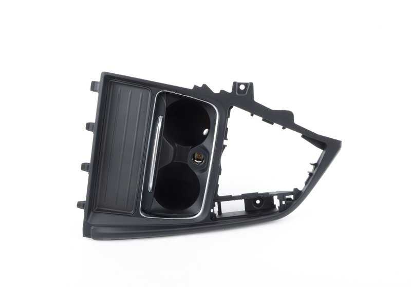 Cubierta deslizante de consola central OEM 51169323675 para BMW F30, F31, F34, F80, F32, F33, F36, F82. Original BMW.